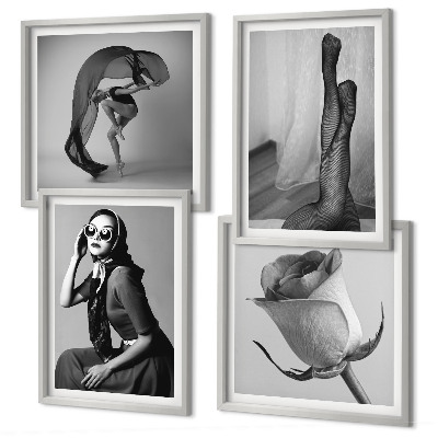 Galleria a parete Ritratti eleganti di donne eleganti