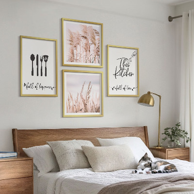 Galleria a parete Scritta in stile boho per la cucina
