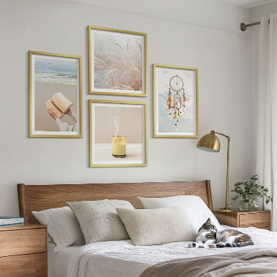 Polittico con cornice Paesaggi estivi in ​​stile boho