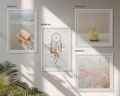 Polittico con cornice Paesaggi estivi in ​​stile boho