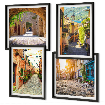 Galleria a parete Incantevoli strade lastricate in pietra