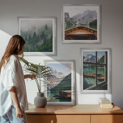 Galleria a parete Cottage sul lago di montagna Łódź