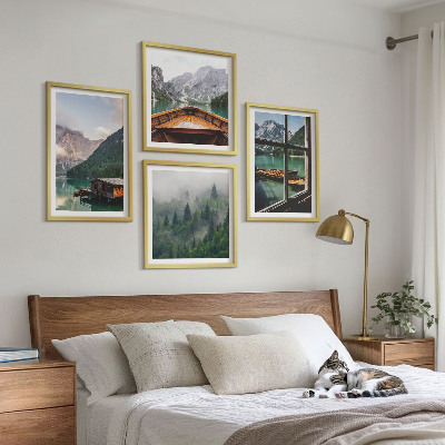 Galleria a parete Cottage sul lago di montagna Łódź