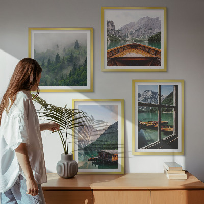Galleria a parete Cottage sul lago di montagna Łódź