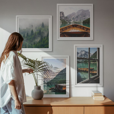 Galleria a parete Cottage sul lago di montagna Łódź