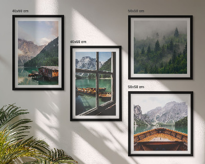 Galleria a parete Cottage sul lago di montagna Łódź