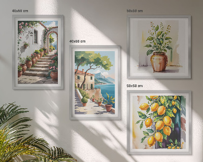 Galleria a parete Limone fiori di mare
