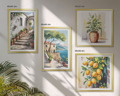 Galleria a parete Limone fiori di mare