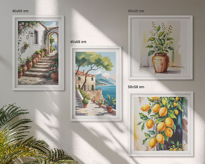 Galleria a parete Limone fiori di mare