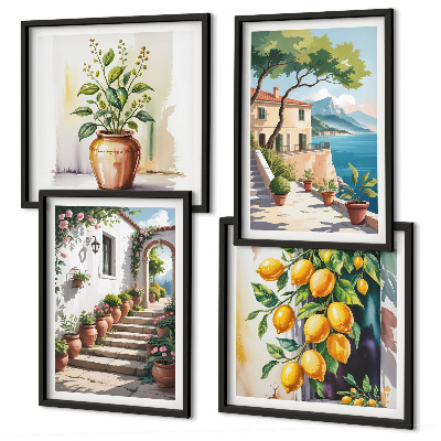Galleria a parete Limone fiori di mare