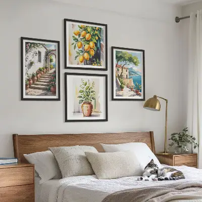 Limone fiori di mare galleria a parete