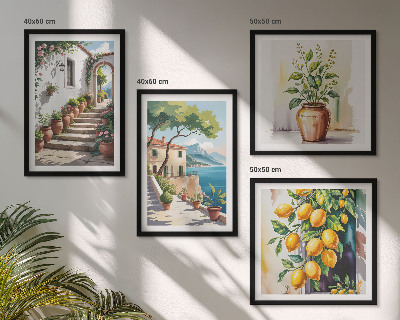 Galleria a parete Limone fiori di mare