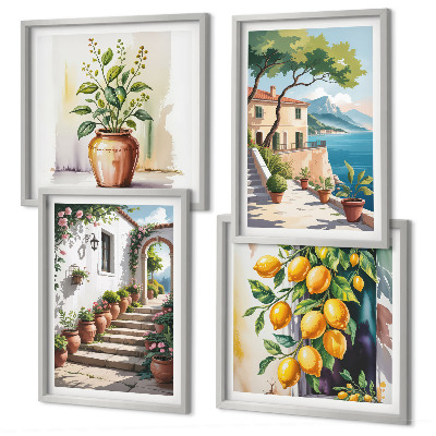 Galleria a parete Limone fiori di mare