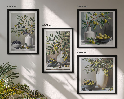 Galleria a parete Olive in ceramica grigio