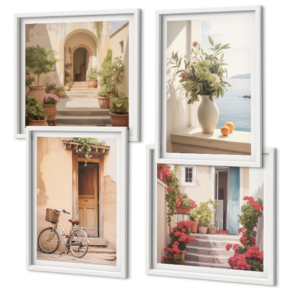Galleria a parete Incantevoli strade sul mare