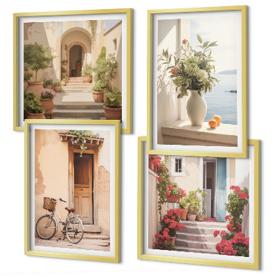 Galleria a parete Incantevoli strade sul mare