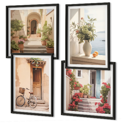 Galleria a parete Incantevoli strade sul mare