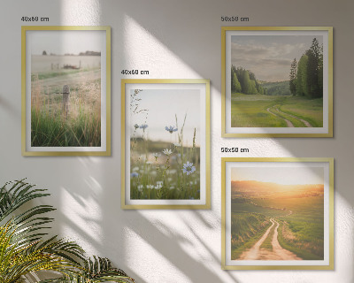 Galleria a parete Paesaggi natura campi sole