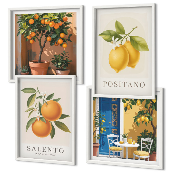 Galleria a parete limoni e arance di Amalfi