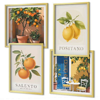 Galleria a parete limoni e arance di Amalfi