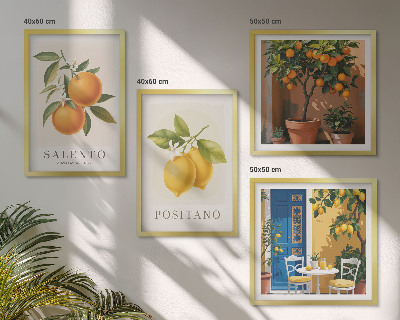 Galleria a parete limoni e arance di Amalfi