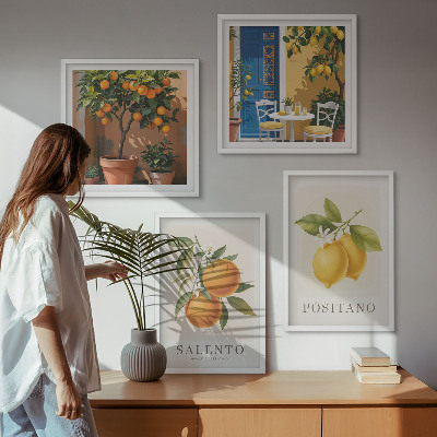 Galleria a parete limoni e arance di Amalfi