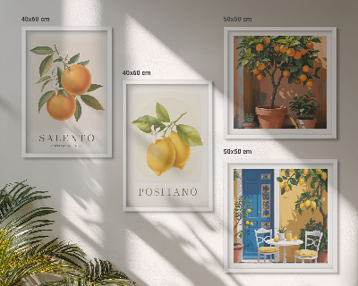 Galleria a parete limoni e arance di Amalfi