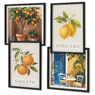 Galleria a parete limoni e arance di Amalfi