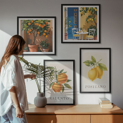 Galleria a parete limoni e arance di Amalfi
