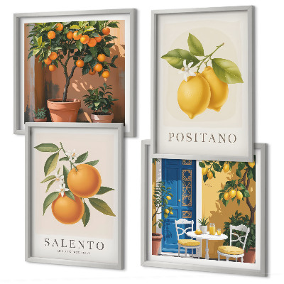 Galleria a parete limoni e arance di Amalfi