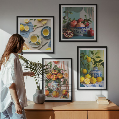 Polittico con cornice Le figure eleganti di Matisse