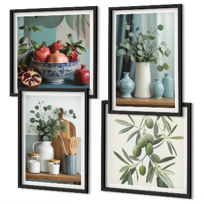 Galleria a parete olive verdi eucalipto