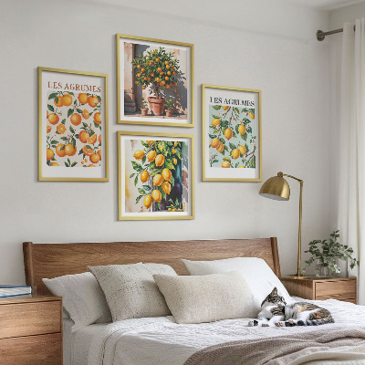 Galleria a parete Motivi agrumati fruttati