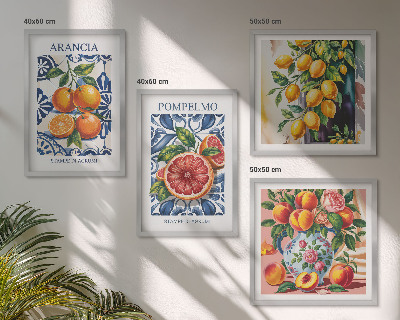 Galleria a parete Poster di moda sugli agrumi italiani