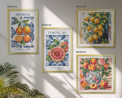 Galleria a parete Poster di moda sugli agrumi italiani