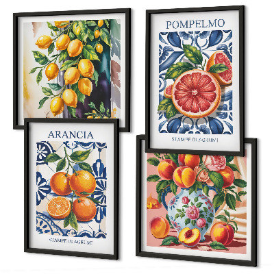 Galleria a parete Poster di moda sugli agrumi italiani