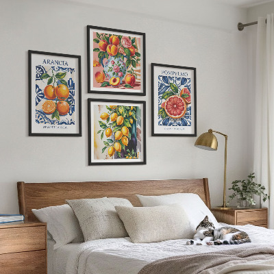 Galleria a parete Poster di moda sugli agrumi italiani
