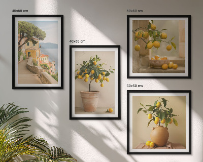 Galleria a parete Alberi di limoni in vaso