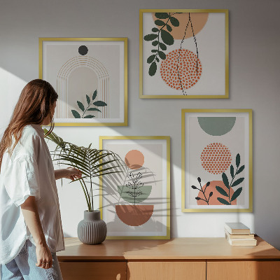 Galleria a parete Motivi vegetali moderni