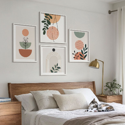 Galleria a parete Motivi vegetali moderni
