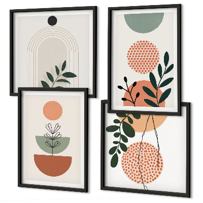 Galleria a parete Motivi vegetali moderni