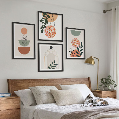 Galleria a parete Motivi vegetali moderni