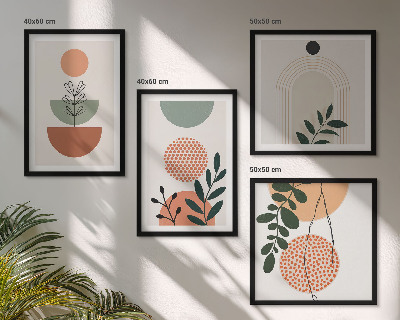 Galleria a parete Motivi vegetali moderni