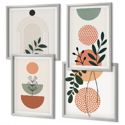 Galleria a parete Motivi vegetali moderni