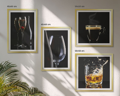 Galleria a parete Whisky, vino, champagne, caffè, alcol