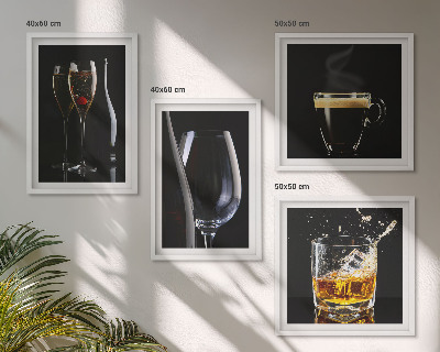Galleria a parete Whisky, vino, champagne, caffè, alcol