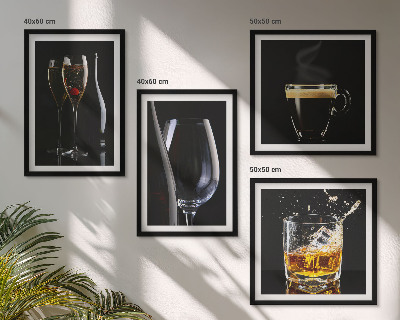 Galleria a parete Whisky, vino, champagne, caffè, alcol