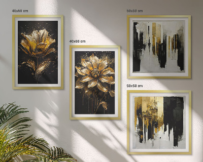 Galleria a parete Fiori moderni ed eleganti