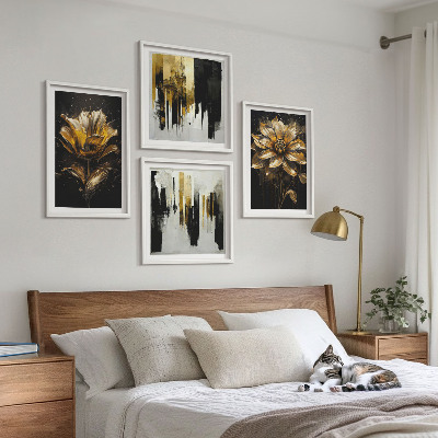 Galleria a parete Fiori moderni ed eleganti