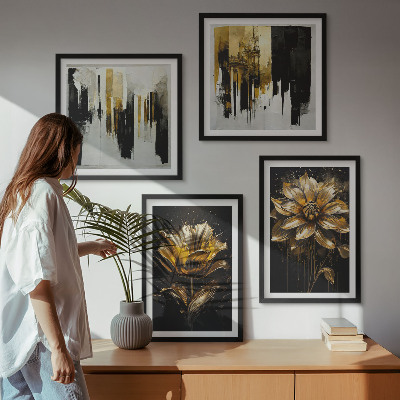 Galleria a parete Fiori moderni ed eleganti